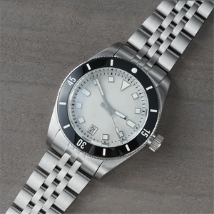 Orologi di marca automatici da uomo con cinturino <span class=keywords><strong>orologio</strong></span> da immersione in cristallo zaffiro rotondo <span class=keywords><strong>Unisex</strong></span> in acciaio inossidabile di alta qualità - Product Image 4