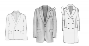 Machine à coudre à point invisible à double fil DS-325-40D-TP pour doublure d'encolure pour la couture de costumes - Product Image 3