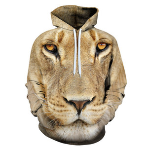 Deep <span class=keywords><strong>Plus</strong></span> Size Hommes Kid Vert <span class=keywords><strong>lion</strong></span> 3D Hoodies Unisexe 3d <span class=keywords><strong>tigre</strong></span> Loup Pull Over Hoodies Baseball Shirt - Product Image 2