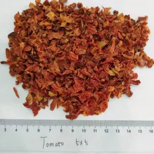 Exporting Dehydrated Tomato Flakes 9*9/Dried Vegetables /Gmo Free Dried Tomato Slice 10x10mm