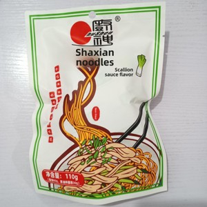 Fideos mixtos secos instantáneos <span class=keywords><strong>Chef</strong></span> God Shaxian empaquetados en bolsa salsa de aceite de cacahuete cebolleta - Product Image 1