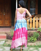 New 2024 Bali Beach Women's Wear Rayon Handmade Batik Summer Maxi