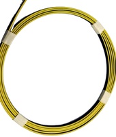 Kabel GJYXFCH 1 2 4 inti Kabel Serat Optik Datar Luar Ruangan Kabel Serat Optik FTTH Drop Luar Ruangan Bergaris Biru Putih Merah Kuning