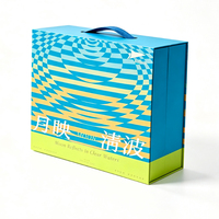 Emballage en carton rigide avec logo personnalisé, fermeture magnétique, style livre noir, boîtes cadeaux en satin
