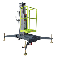 UNW 10m 150kg Plate-forme élévatrice hydraulique mobile pour une seule personne en alliage d'aluminium pour le levage d'homme