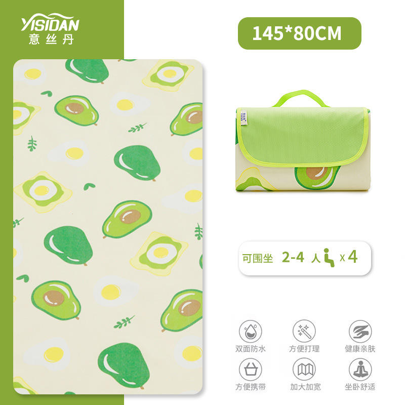 เสื่อปิกนิกผ้า Oxford อะโวคาโด 145*80 ซม