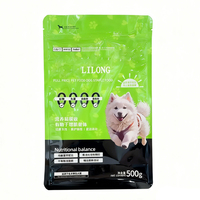 Sacs d'emballage pour aliments pour animaux de compagnie de qualité alimentaire, conçus sur mesure par un fabricant chinois, avec gaufrage pour chats et chiens - Sachets refermables à fermeture éclair