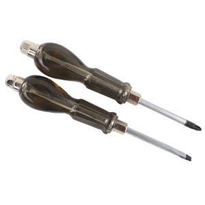 Screwdriver Flat Head 400 Mm Plastic Handle Magnetic Tip For Diy Repair <b>Tools</b> - Product Image 1