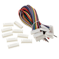 Kabel Konektor Adaptor Rakitan Kustom JST SH ZH PH XH VH Pitch 1.0 1.5 2.0 2.5 3.96mm dengan Peringkat IP66