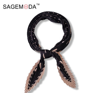 Nuovo Retro di Stile Del Punto Dell'onda Delle <span class=keywords><strong>Donne</strong></span> Decorazione <span class=keywords><strong>Bandana</strong></span> Dei Capelli Sciarpa di Seta Sciarpa - Product Image 5