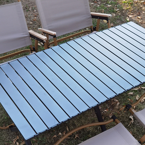 Mesa Plegable Tipo Egg Roll de Acero al Carbono, Moderna, Resistente, Ligera, Sólida, Portátil, para Producción Cinematográfica en Exteriores, Muebles para Exteriores - Product Image 6