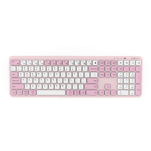 <span class=keywords><strong>Teclado</strong></span> Inalámbrico BT de Doble Canal para Oficina, Versión Portátil con Batería, Estructura de Tijera de 111 Teclas, <span class=keywords><strong>Teclado</strong></span> Ultrafino - Product Image 1