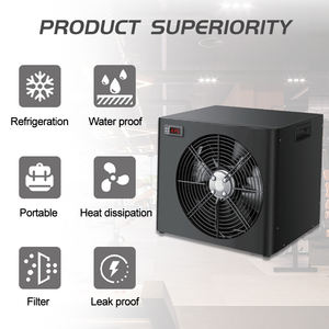 Vanace 1 HP Mini refroidisseur de bain de glace extérieur en PVC 300L récupération pour la maison ou le bureau Relaxation Cold Plunge Tub - Product Image 3