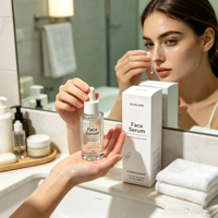 Produits de soin de la peau du visage en gros, produits de beauté unisexes, sérum pour le visage en marque privée, meilleures ventes