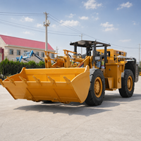 Chargeuse sur pneus haute performance de 2 tonnes avec benne à déchargement latéral en option, pour mines souterraines étroites
