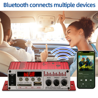 Lecteur MP3 numérique haute puissance avec amplificateur de puissance mini USB BT 12V Modèle d'explosion transfrontalier pour voiture et maison Fabriqué en métal