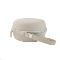 Pochette ronde en PU étanche EVA étui de transport sac de rangement extérieur
