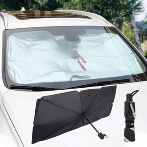 UV Protection Sun Shade Windshield Portable Car Foldable Sunshades <b>Umbrella</b> for Windshields of Various Car Models - Product Image 2