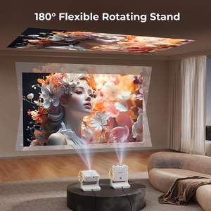 Nouveau design Google TV Android Mini projecteur <span class=keywords><strong>Full</strong></span> <span class=keywords><strong>HD</strong></span> 4K LED LCD mise au point automatique 10W vidéo ODM OEM d'usine pour Home cinéma - Product Image 4