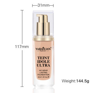 Fond de teint liquide hydratant teinté en marque propre, crème de maquillage, hydratant, couvrance totale, sans huile, fond de teint à la <span class=keywords><strong>cire</strong></span> <span class=keywords><strong>d</strong></span>'<span class=keywords><strong>abeille</strong></span>, pour femmes - Product Image 5