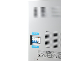 Régulateur de tension triphasé 30 KVA entièrement automatique avec contrôle par servomoteur à enroulement en cuivre SVC 50 Hz et écran LCD