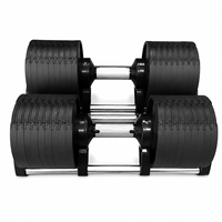 Ensemble d'haltères réglables en acier Kepler Fitness Equipment pour la musculation avec logo personnalisé