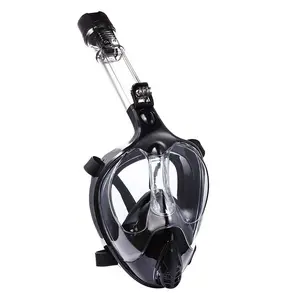 Nuova visione personalizzata di alta qualità in apnea per bambini con respirazione pieghevole maschera da snorkeling Full Face Scube Diving dalla cina