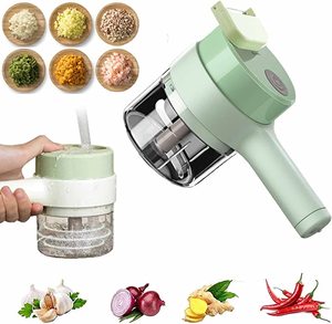 Ensemble de coupe-<span class=keywords><strong>légumes</strong></span> <span class=keywords><strong>électrique</strong></span> portable sans fil, meilleure vente, coupeur de <span class=keywords><strong>légumes</strong></span>, robot alimentaire pour l'ail - Product Image 5