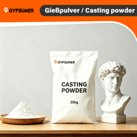GYPSUMER GC05 Gypse décoratif, extra blancheur, extra dureté, sans bulles, sans impuretés, pour la fabrication de figurines d'animaux