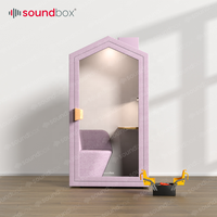 Cabine insonorisée de bureau simple d'intérieur Espace de travail Pod de bureau flexible Réduction du bruit Maison Pod