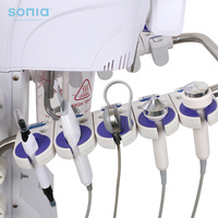 Appareil de beauté électrique professionnel 9-en-1, vaporisateur facial, miroir grossissant LED, éclairage, nettoyage facile pour salon commercial
