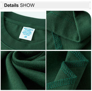 Camisetas de Algodón Grueso de Alta Calidad W23004, 305 Gramos, Camisetas de Manga Larga para Hombre, Venta al por Mayor - Product Image 4