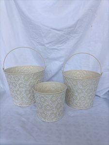 Couvre-<span class=keywords><strong>pot</strong></span> de fleurs en tôle de fer vieilli rétro pour pots de fleurs et jardinières - Product Image 6