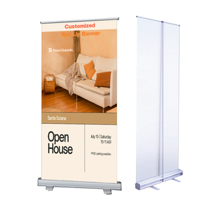 Équipement publicitaire Autre équipement commercial Support de bannière enroulable Porta Pendon Affichage enroulable Bannière marketing - Product Image 1