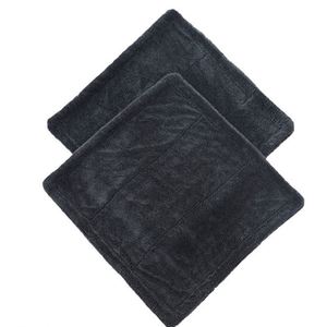 Serviette de lavage de voiture double couche bicolore 1200 g/m² en microfibre polyester douce et absorbante avec motif tressé fin pour un nettoyage efficace - Product Image 3