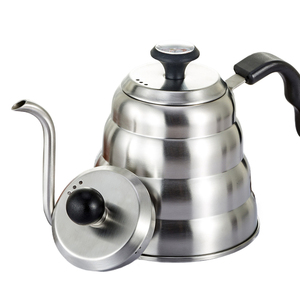 Ensemble de machine à expresso classique en acier inoxydable <span class=keywords><strong>avec</strong></span> couvercle Moka Pot Verser Drip Pot Outils à thé pour percolateurs à <span class=keywords><strong>café</strong></span> faits maison - Product Image 4
