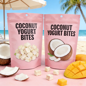 บรรจุภัณฑ์แบบซองตั้งพิมพ์ลายเองสำหรับราสเบอร์รี่ผสมเมล็ดเจีย ให้ลักษณะพรีเมียมและปกป้องรสชาติให้สดใหม่ - Product Image 2