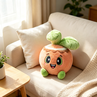 Fabricant de jouets en peluche en forme de graines de semis de dessins animés, OEM ODM, personnalisation de dessins, transformant en plantes réelles, pour les 14 ans et plus, rembourrage en coton PP