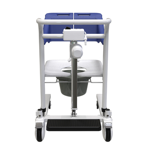 Electric Lift Transfer <b>Chair</b> for Patient Elderly 30cm Adjustable Height 180° Split Seat Removable <b>Commode</b> LED Battery Display CE - Product Image 3