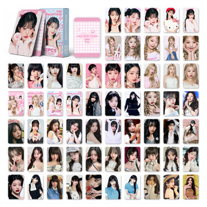 92 unids/set KPOP IVE <span class=keywords><strong>Wonyoung</strong></span> Personal Lomo tarjetas pegatinas dos lados Ins postal lindo Selfie Photocards DIY calcomanía Fans colección - Product Image 4