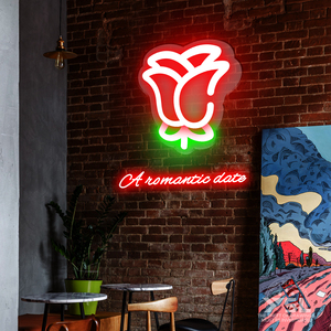 Luces LED de neón y letreros de neón con diseño personalizado gratuito. Letreros de neón LED personalizados disponibles para uso comercial, fiestas de cumpleaños y el hogar. - Product Image 2