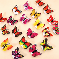 Lampe Murale Papillon LED Néon Colorée 3D en Gros pour Chambre, Mariage, Fête, Décoration Intérieure