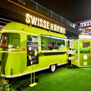 Camión de Comida de Acero Inoxidable Equipado, Barra Móvil Callejera, Carrito de Helados, Aperitivos, Papas Fritas, Remolque de Comida de <span class=keywords><strong>Segunda</strong></span> <span class=keywords><strong>Mano</strong></span> - Product Image 2