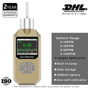 Pulitong PLT-300 고품질 휴대용 오존 가스 분석기 진동 알람 및 충전식 배터리 포함 산업용 - Product Image 2