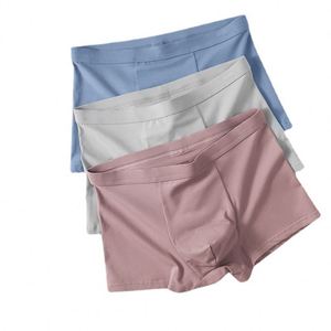 Caleçons Boxers Confortables et Respirants en Coton et Spandex pour Hommes, Taille Moyenne, Séchage Rapide, Sans Coutures, Grande Taille - Product Image 1