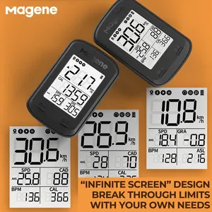 <span class=keywords><strong>Magene</strong></span> C206 Pro Ordenador de Bicicleta GPS Inalámbrico BLE ANT + Velocímetro/Cuentakilómetros para Ciclismo Versión Mejorada de C206 - Product Image 5
