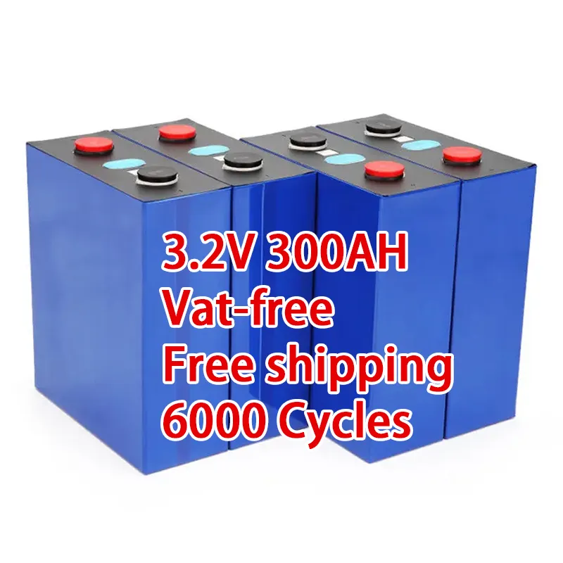 US EU Stock 3.2V 302Ah Lifepo4 battery 280AH 310Ah Grade A 12V 24V Phosphate Battery Rechargeable Battery Pack