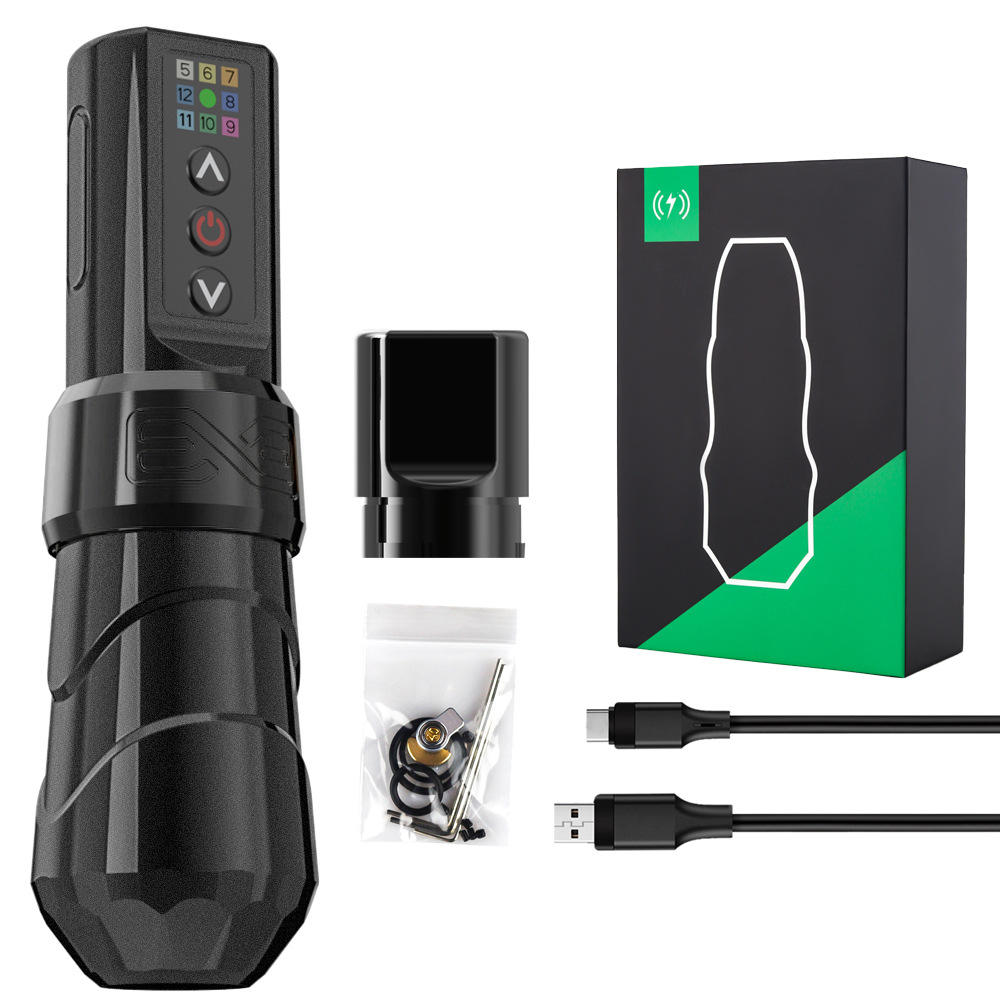 Negro + diseño esmerilado