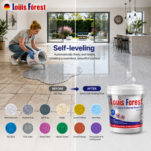 Revestimiento <span class=keywords><strong>de</strong></span> <span class=keywords><strong>Piso</strong></span> <span class=keywords><strong>de</strong></span> Concreto Imitación Mármol, Impermeable y Resistente al Desgaste, <span class=keywords><strong>Pintura</strong></span> Epóxica Autonivelante con Arena <span class=keywords><strong>de</strong></span> Color <span class=keywords><strong>para</strong></span> Superficies <span class=keywords><strong>de</strong></span> <span class=keywords><strong>Cemento</strong></span> - Product Image 1