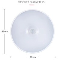 Détecteur de mouvement lumière USB 3AAA batterie veilleuses applique murale pour armoire escaliers couloir placard armoire LED veilleuses